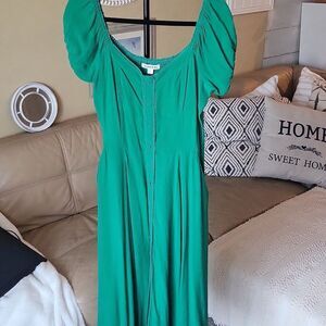 Yumi Kim Green Dress. Size S
